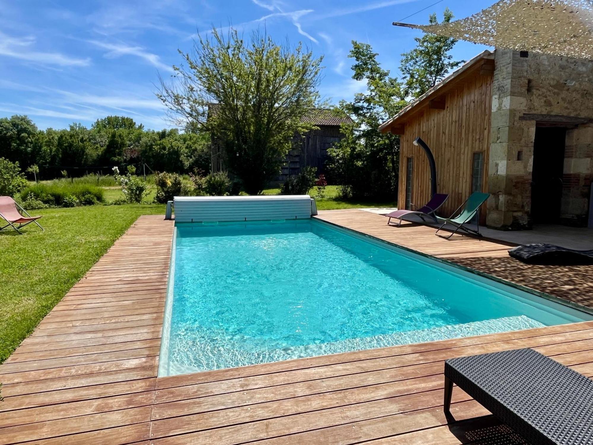Gite Campagne Famille 15 Pers Piscine Chauffee Jeux Enfants Petanque Saint-Sauvy 외부 사진