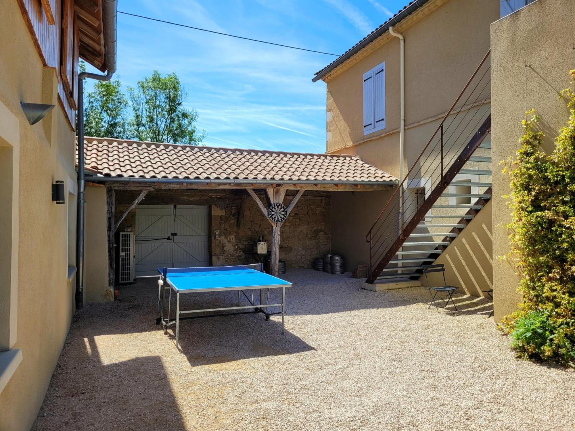 Gite Campagne Famille 15 Pers Piscine Chauffee Jeux Enfants Petanque Saint-Sauvy 외부 사진